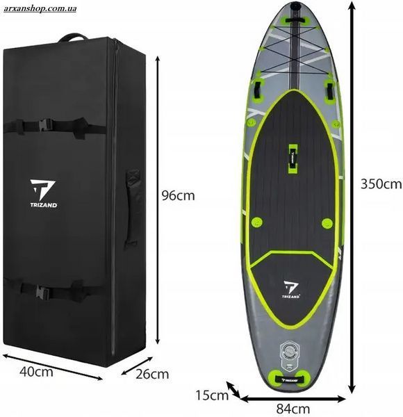 Надувна SUP-дошка для плавання 350см Trizand (Польща)  000148 фото