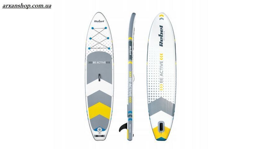 SUP дошка 350см Rebel ACTIVE RBA4501 с аксессуарами сапборд 170 кг 350 x 81 х 15 см White  000154 фото