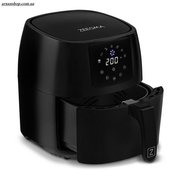 Аерогриль Аерофрітюрниця Zeegma Knapper PRO Black 000057 фото