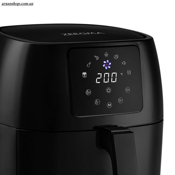 Аерогриль Аерофрітюрниця Zeegma Knapper PRO Black 000057 фото