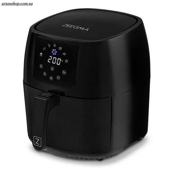 Аерогриль Аерофрітюрниця Zeegma Knapper PRO Black 000057 фото