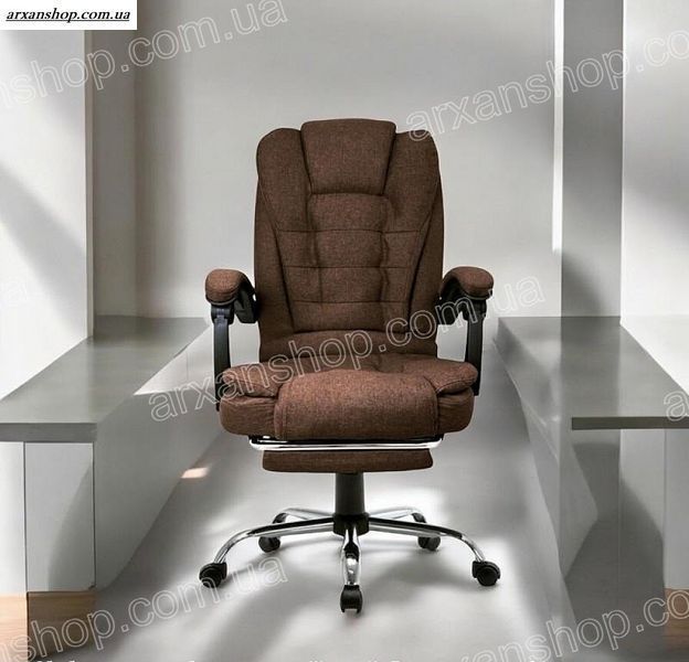 Офисное кресло BOSS Premium тканевое(Коричневое) 000162 фото