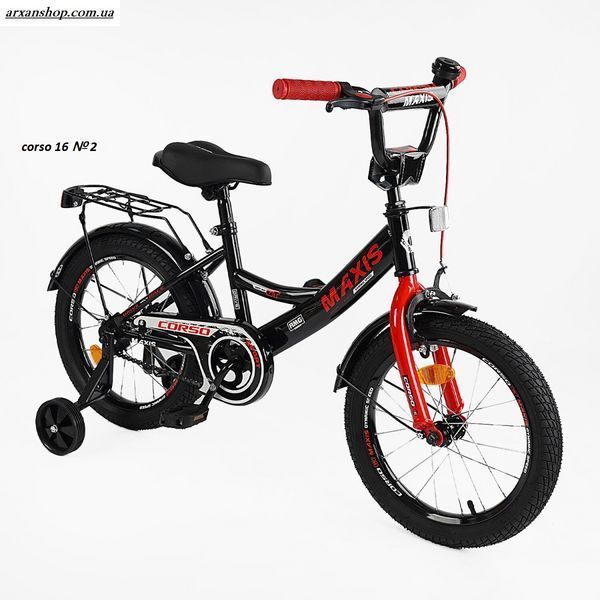 Велосипед 16" дюймов  "CORSO" разные цвета 000114 фото