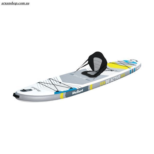 SUP дошка 335см Rebel ACTIVE с аксессуарами сапборд 170 кг 335 x 84 х 15 см White 000141 фото