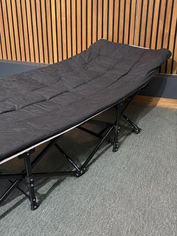 Розкладне ліжко з матрацом до 200кг - розкладачка DIEGO Camp Soft 190&times;71см, чорне DG-YYM-102 фото