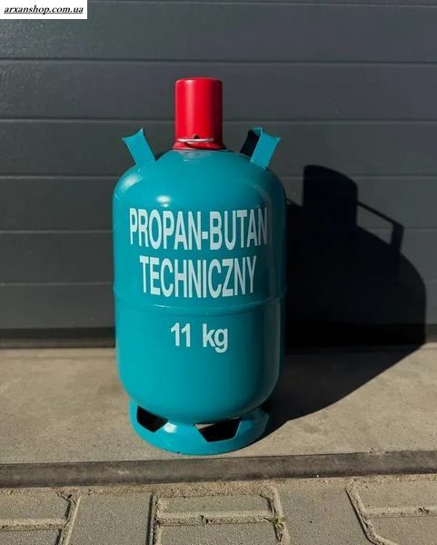 Газовый баллон для обігрівача 27 л 11 кг (Пропан / Бутан) 000182 фото