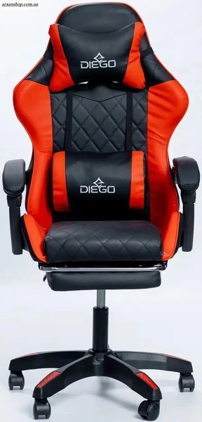 Кресло геймерское DIEGO AERO Black-Red  000093 фото