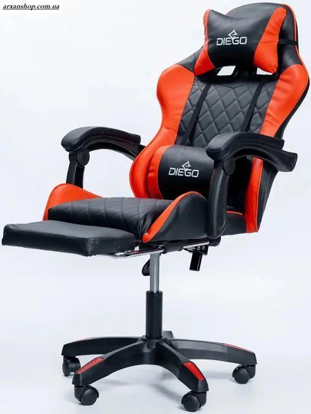 Кресло геймерское DIEGO AERO Black-Red  000093 фото