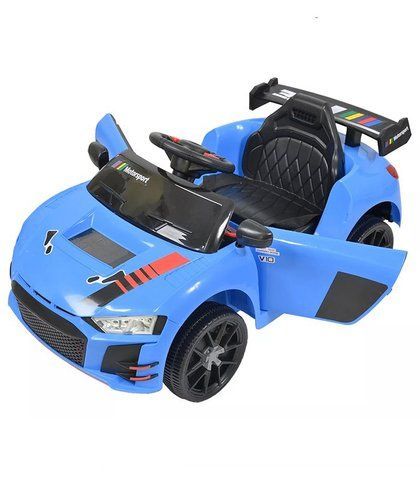 Дитячий електромобіль Cabrio 6V 5A (спойлер, пульт, LED-фари, звук, двері що відчіняються, педаль газу). 000138 фото